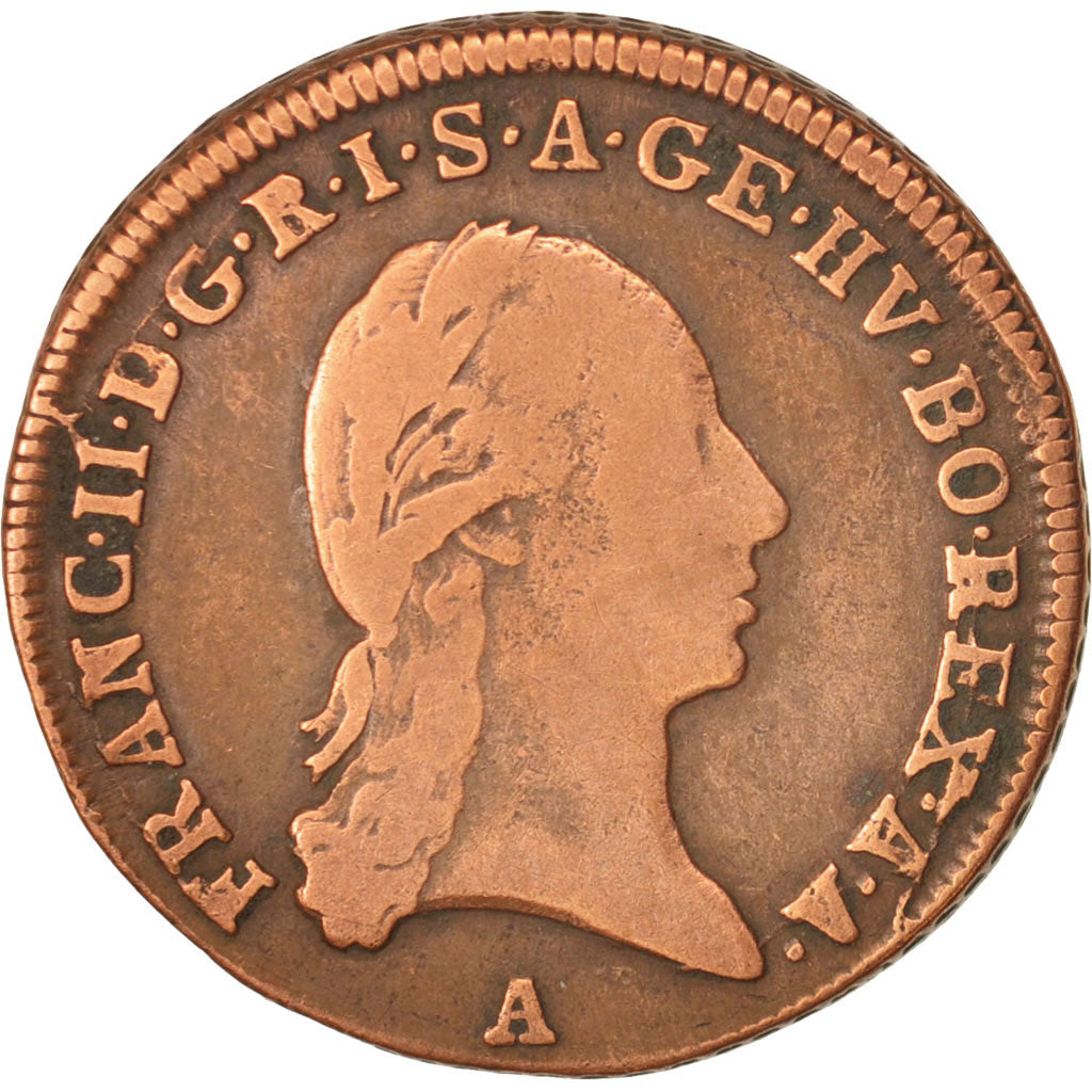 Austria, Franz II (I), Kreuzer, 1800, Vienne, VF(20-25), Billon, KM:2111