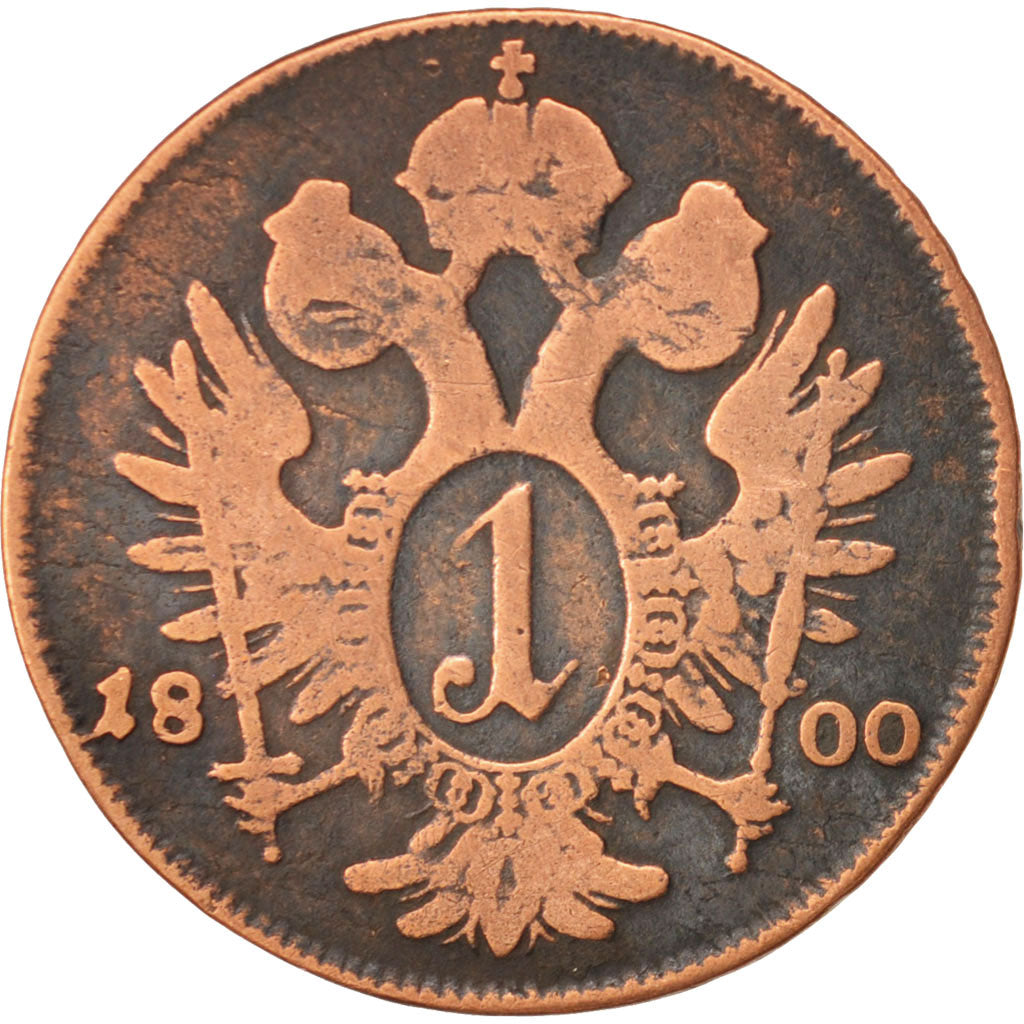Münze, Österreich, Franz II (I), Kreuzer, 1800, Vienne, SGE+, Billon, KM:2111