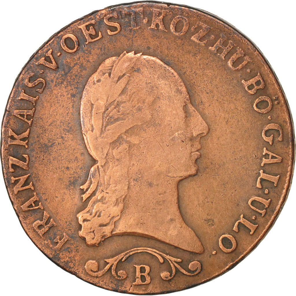 Austria, Franz II (I), Kreuzer, 1812, Kremnitz, VF(30-35), Copper, KM:2112