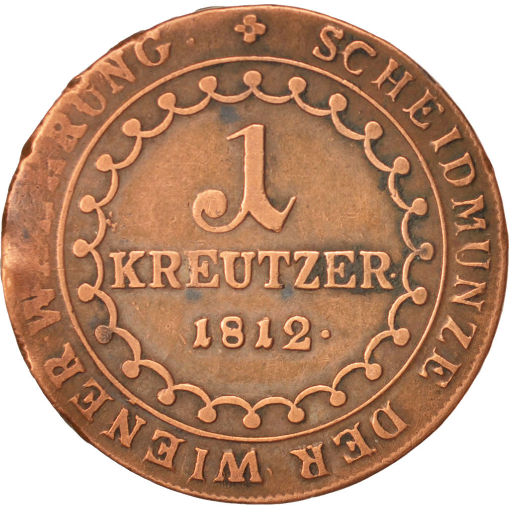 Austria, Franz II (I), Kreuzer, 1812, Kremnitz, VF(30-35), Copper, KM:2112