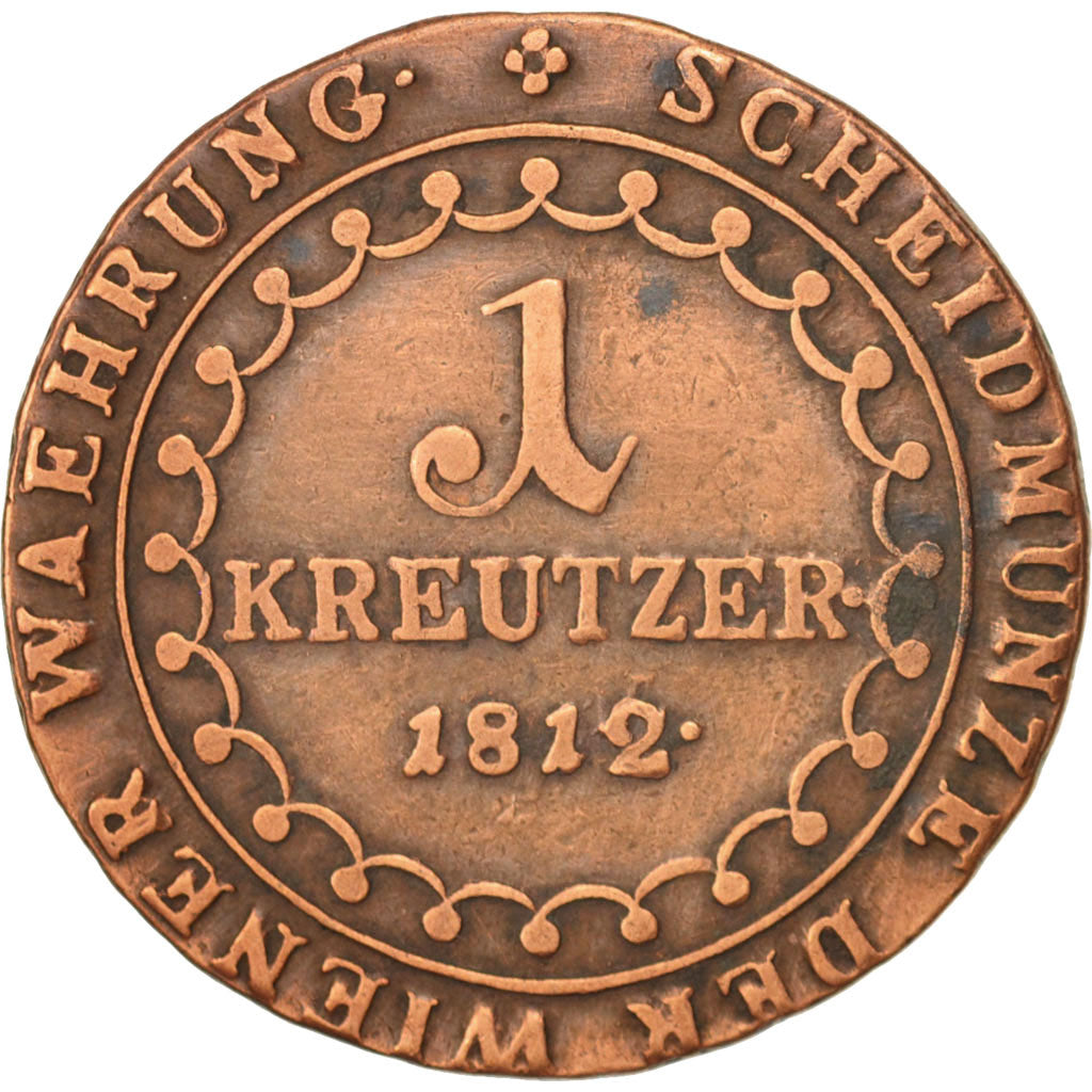 Austria, Franz II (I), Kreuzer, 1812, Schmollnitz, VF(20-25), Copper, KM:2112