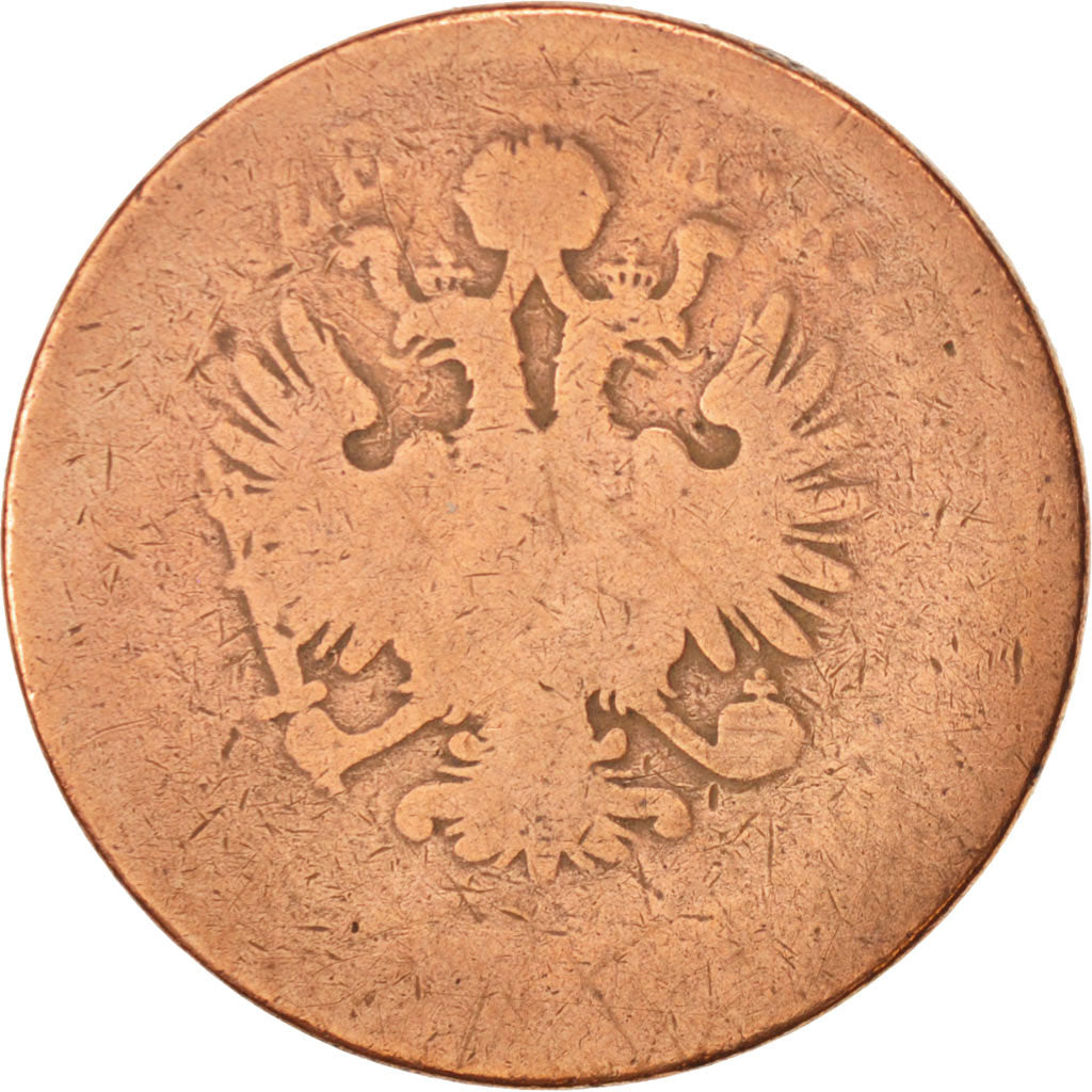 Moneta, Austria, Franz Joseph I, 4 Kreuzer, 1864, Kremnitz, M+, Rame, KM:2194