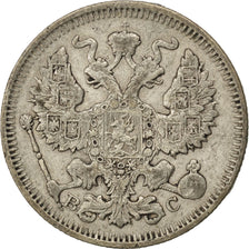 RUSSIA, 20 Kopeks, 1913, Saint-Petersburg, KM #22a.1, EF(40-45), Silver, 22,...