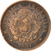 Argentine, 2 Centavos, 1891, TTB, Bronze, KM:33