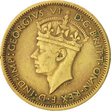 BRITISH WEST AFRICA, George VI, Shilling, 1939, SS, Nickel-brass, KM:23