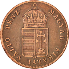 Hungary, Ferdinand V, Egy (1) Krajczar, 1848, Kremnitz, AU(55-58), Copper