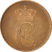 Coin, Denmark, Christian IX, 2 Öre, 1875, Copenhagen, AU(50-53), Bronze