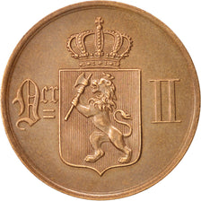 Norway, 5 Öre, 1876, AU(55-58), Bronze, KM:349