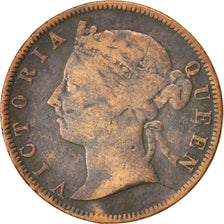 Mauritius, 2 Cents, 1897, F(12-15), Bronze, KM:8