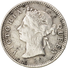 Mauritius, 10 Cents, 1889, VF(20-25), Silver, KM:10.1
