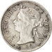 Mauritius, 10 Cents, 1889, VF(20-25), Silver, KM:10.1
