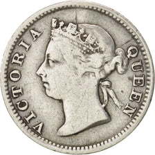 Mauritius, 10 Cents, 1897, VF(30-35), Silver, KM:10.1
