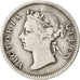 Mauritius, 10 Cents, 1897, VF(30-35), Silver, KM:10.1