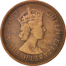 Mauritius, Elizabeth II, 2 Cents, 1957, VF(30-35), Bronze, KM:32