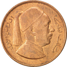 Libya, Idris I, 2 Milliemes, 1952, AU(55-58), Bronze, KM:2
