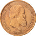 Brazil, Pedro II, 20 Reis, 1869, EF(40-45), Bronze, KM:474