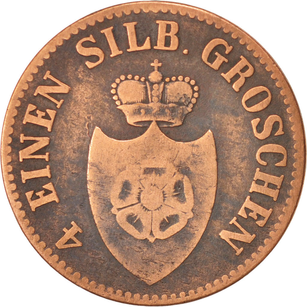 Coin, German States, LIPPE-DETMOLD, Paul Alexander Leopold II, 3 Pfennig, 1847