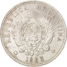 Argentina, 50 Centavos, 1883, Buenos Aires, SPL-, Argento, KM:28
