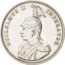 GERMAN EAST AFRICA, Wihelm II, Rupie, 1890, AU(50-53), Silver, KM:2