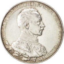 German States, PRUSSIA, Wilhelm II, 2 Mark, 1913, Berlin, AU(55-58), Silver