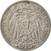 GERMANIA - IMPERO, Wilhelm II, 25 Pfennig, 1911, Hambourg, BB+, Nichel, KM:18