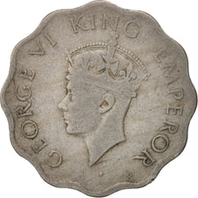 INDIA-BRITISH, George VI, Anna, 1946, VF(30-35), Copper-nickel, KM:538