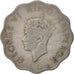 INDIA-BRITISH, George VI, Anna, 1946, VF(30-35), Copper-nickel, KM:538