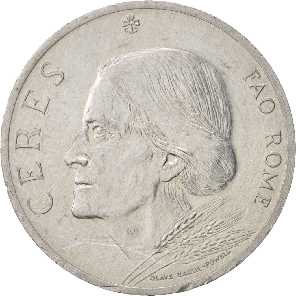 United Nations, Token, Italia, FAO Rome, 1973, MS(63), Aluminium