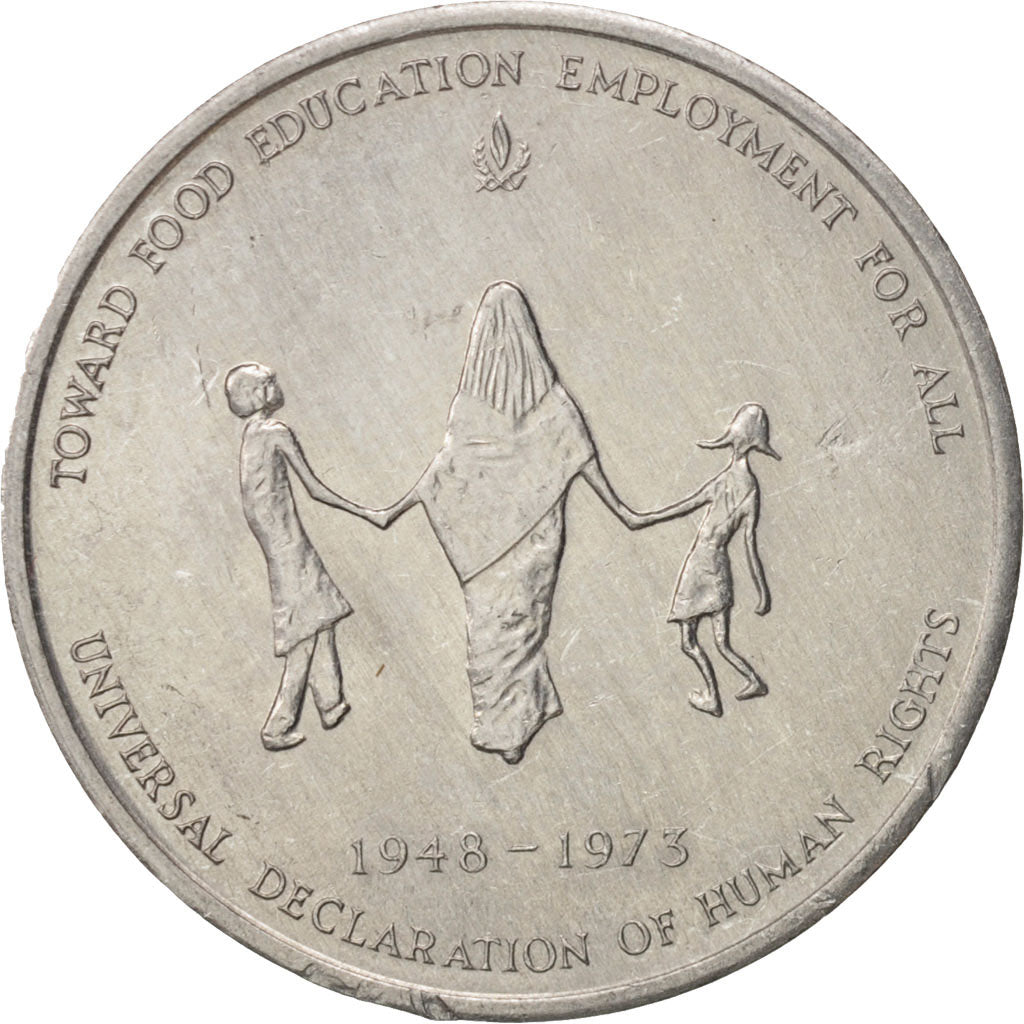 United Nations, Token, Italia, FAO Rome, 1973, MS(63), Aluminium