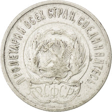 RUSSIA, 10 Kopeks, 1923, KM #80, VF(30-35), Silver, 3.47