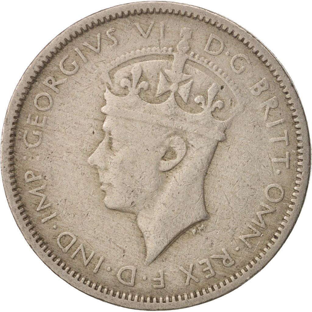 Coin, BRITISH WEST AFRICA, George VI, 3 Pence, 1941, VF(30-35), Copper-nickel
