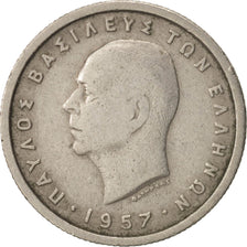 Coin, Greece, Paul I, 50 Lepta, 1957, VF(30-35), Copper-nickel, KM:80