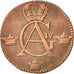 Coin, Sweden, Gustaf IV Adolf, 1/4 Skilling, 1807, EF(40-45), Copper, KM:564