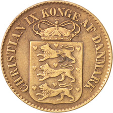Danish West Indies, Christian IX, Cent, 1883, Copenhagen, EF(40-45), Bronze