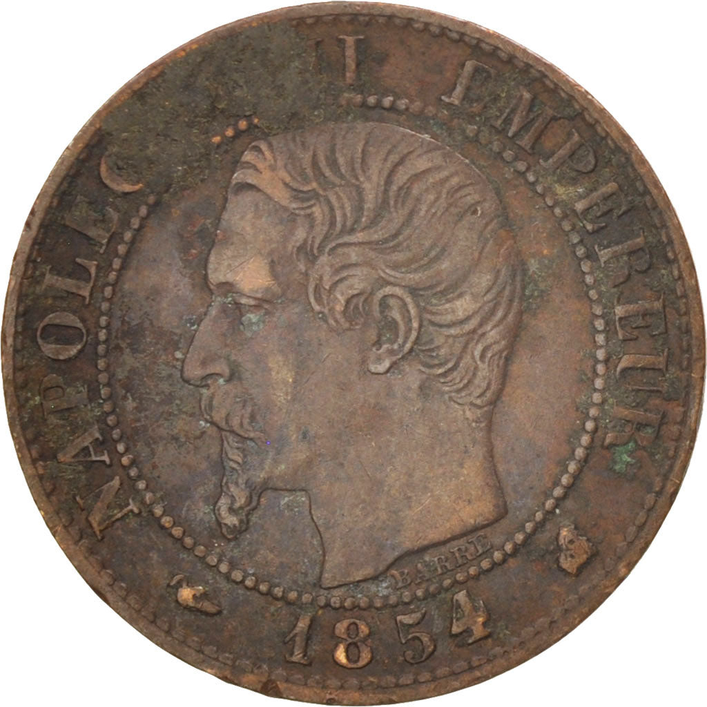 Moneda, Francia, Napoleon III, Napoléon III, Centime, 1954, Bordeaux, BC+