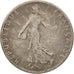 Moneda, Francia, Semeuse, 50 Centimes, 1909, Paris, BC+, Plata, KM:854
