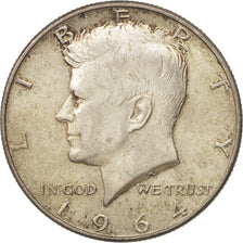 Coin, United States, Kennedy Half Dollar, Half Dollar, 1964, U.S. Mint, Denver