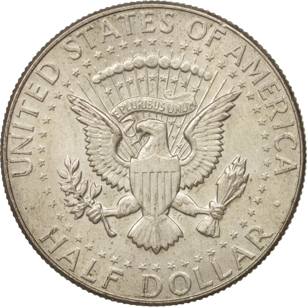Coin, United States, Kennedy Half Dollar, Half Dollar, 1965, U.S. Mint