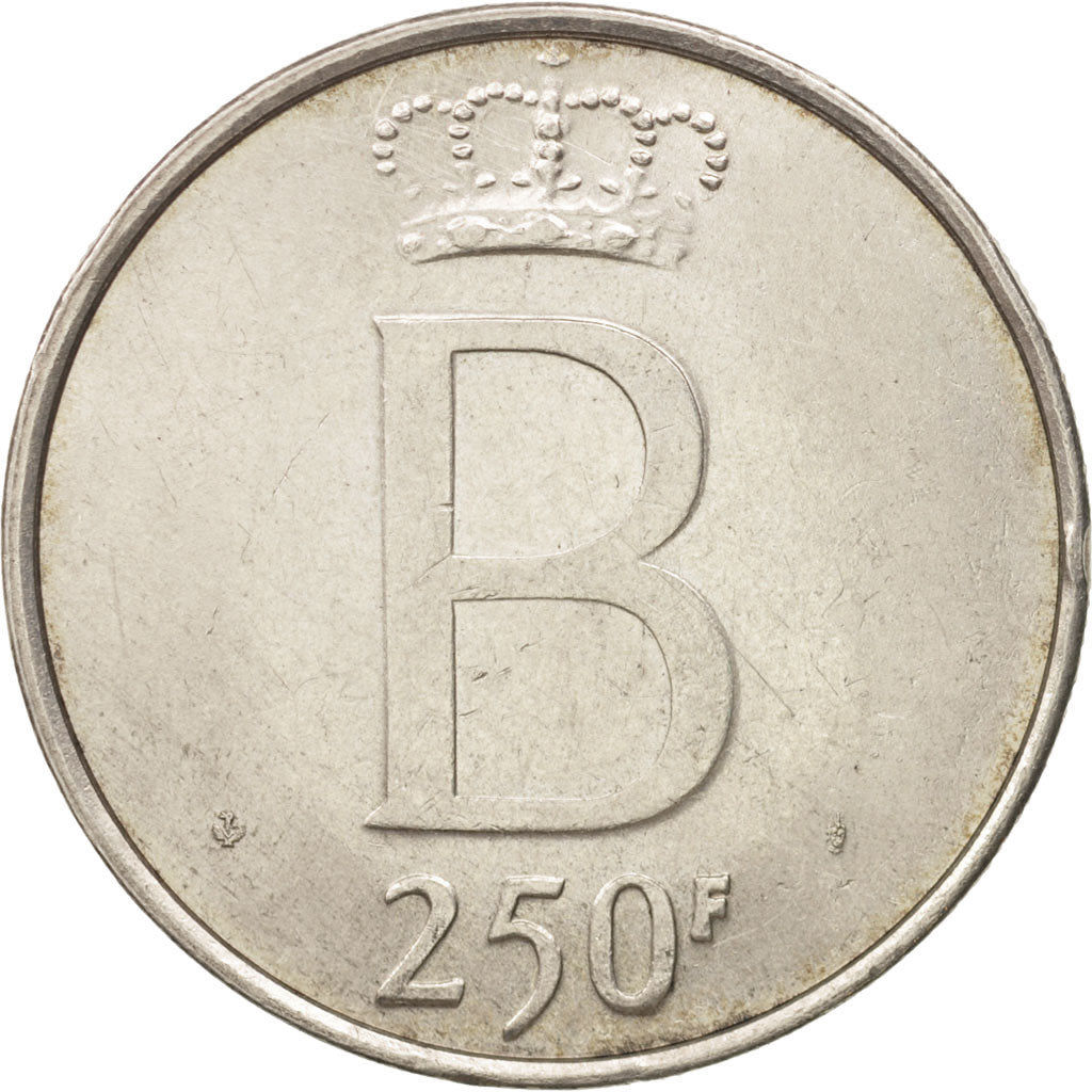 Coin, Belgium, 250 Francs, 250 Frank, 1976, Brussels, AU(55-58), Silver
