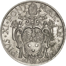 VATICAN CITY, Lira, 1930, KM #5, AU(55-58), Nickel, 7.89