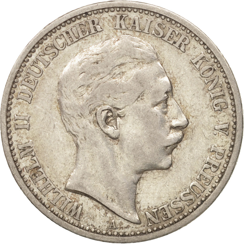 Münze, Deutsch Staaten, PRUSSIA, Wilhelm II, 2 Mark, 1907, Berlin, SS, Silber
