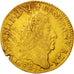 Moneta, Francia, Louis XIV, Louis d'or aux 4 L, Louis d'Or, 1696, Metz, BB, Oro