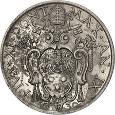 VATICAN CITY, Lira, 1930, KM #5, EF(40-45), Nickel, 7.86