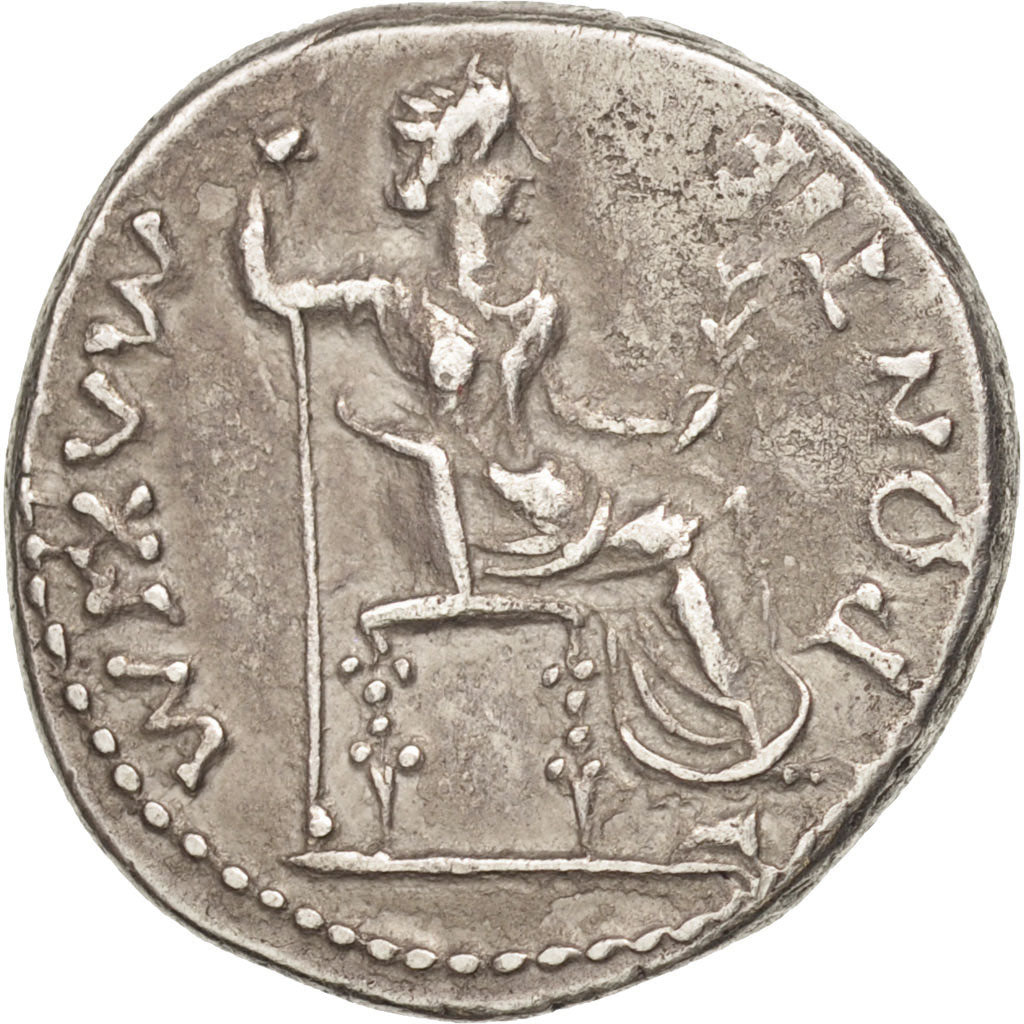 Tiberius, Denarius, Roma, AU(55-58), Silver, RIC:30