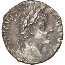 Coin, Tiberius, Denarius, Lyons, AU(55-58), Silver, RIC:26