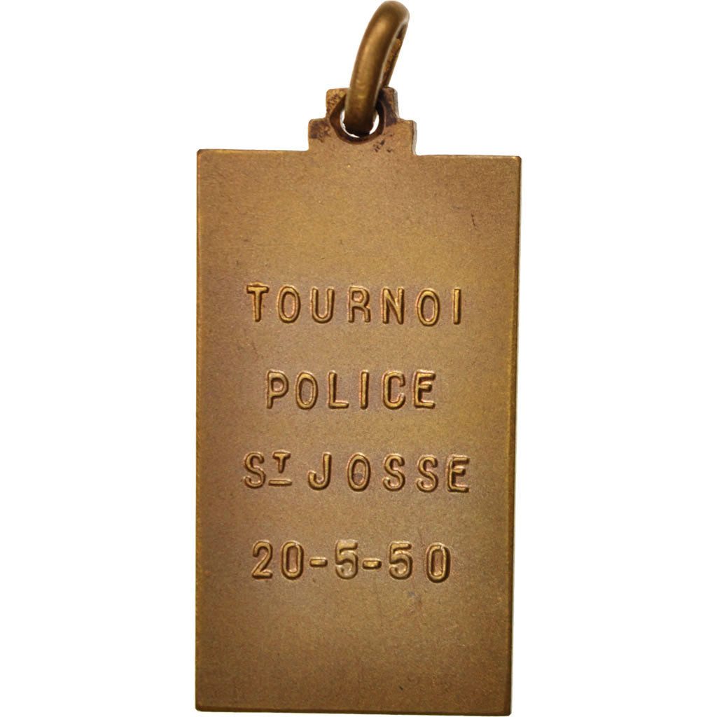 Belgien, Medal, Tournoi Police St Josse, Sports & leisure, 1950, SS+, Bronze
