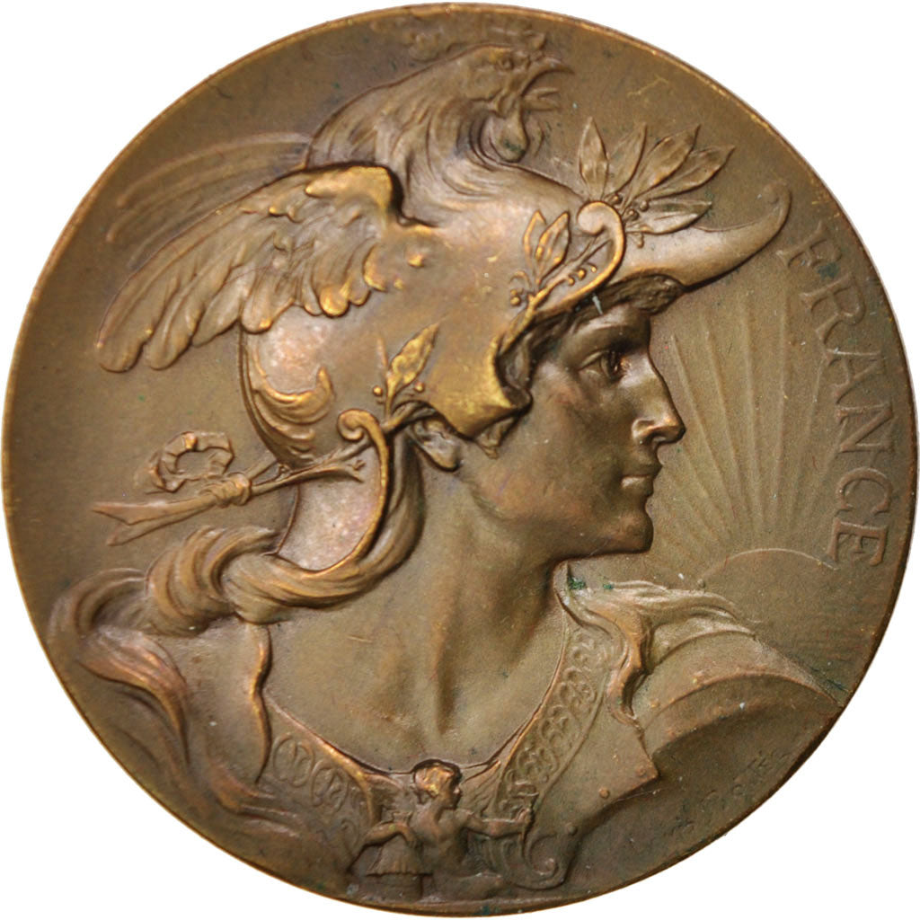 Francia, Medal, École des Beaux-Arts de Rouen, Arts & Culture, XIXth Century