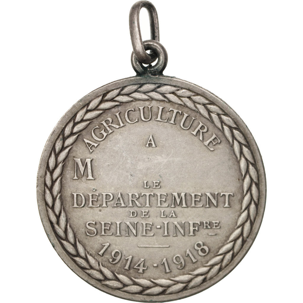 Francia, Medal, Prix d'agriculture, Département de la Seine-Inférieure