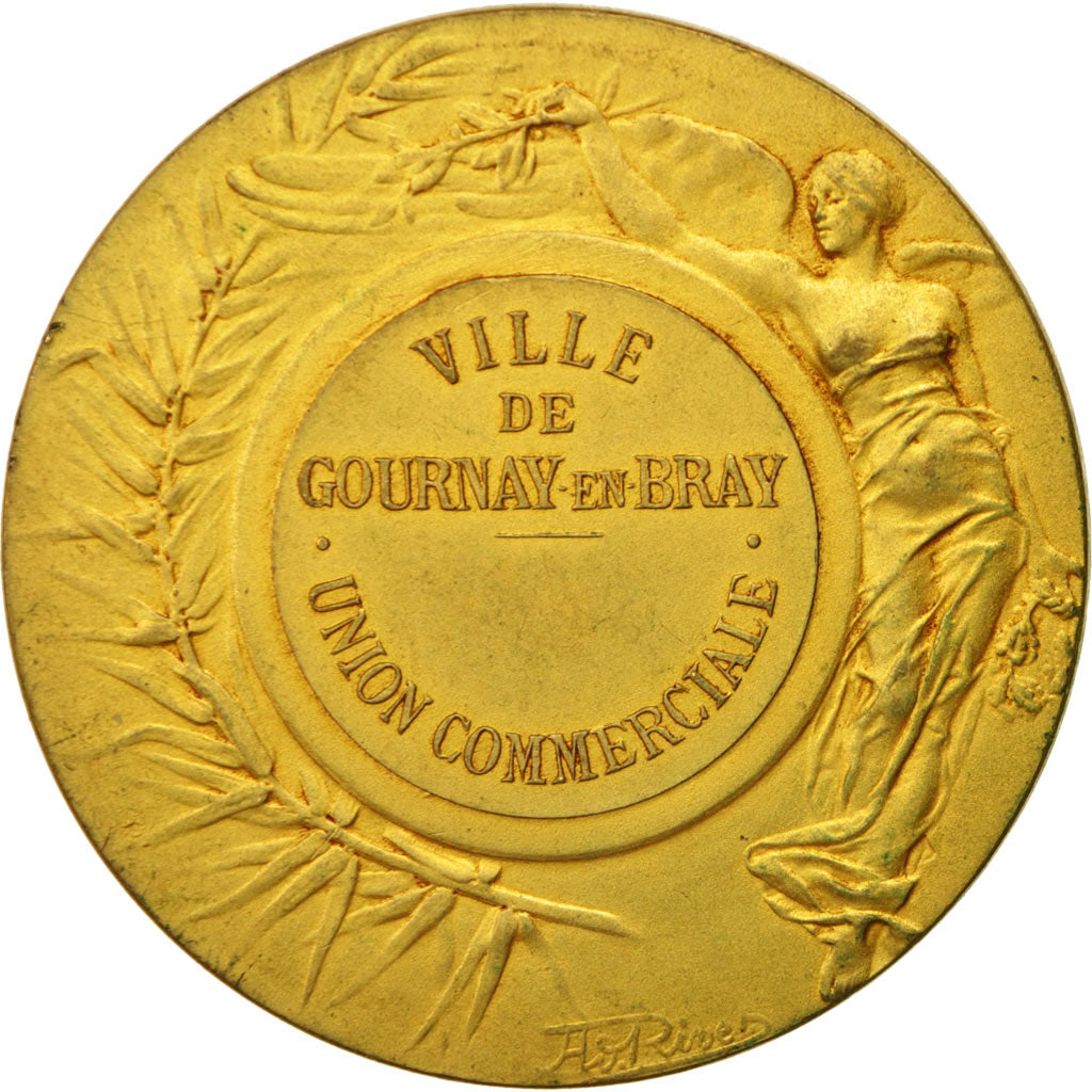 Francia, Medal, Ville de Gournay en Bray, Union commerciale, Business &