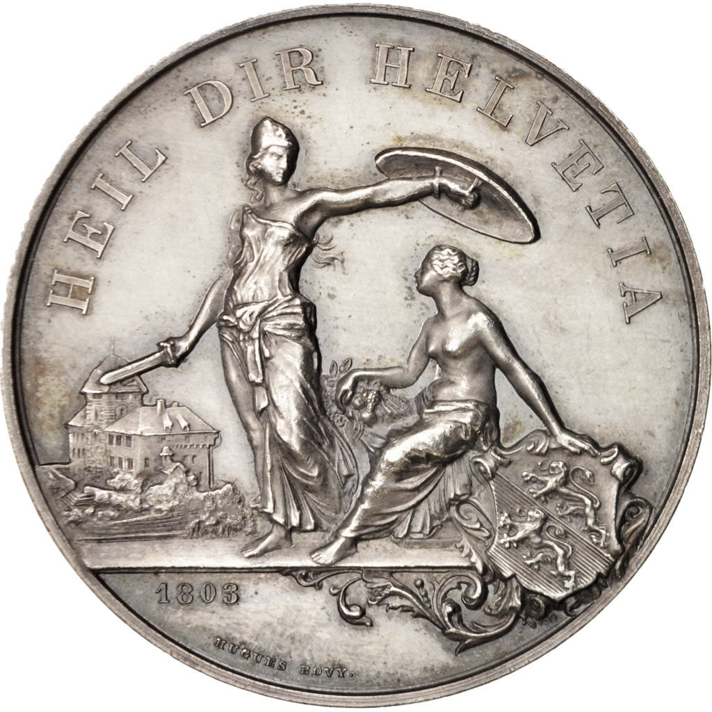 Suiza, Medal, Kanton Thurgau. Frauenfeld, Shooting medal, Sports & leisure